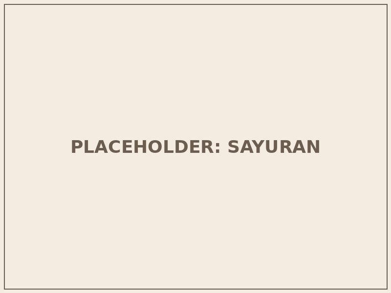 Foto placeholder untuk menu Tumis Sayur